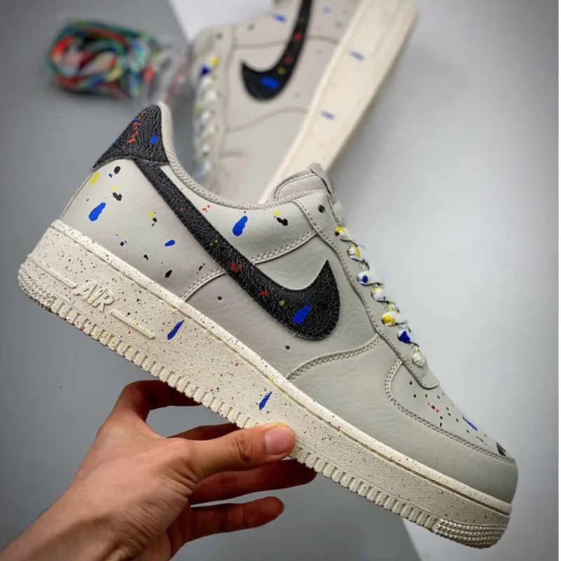 

2022 Fashion Graffiti Nike Air Force 1 AF1 Men's Skateboard Shoes Outdoor Sports Shoes Breathable Women