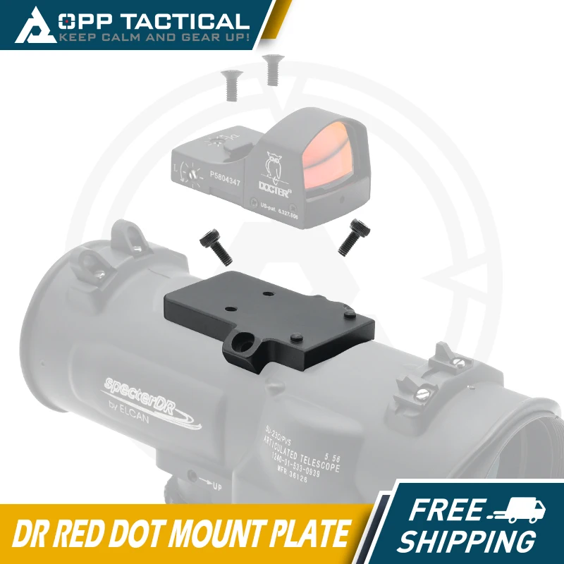 Монтажная пластина типа RMR и DOC для оптического прицела DR 1-4x 1 5-6x Trijicon Red Dot | Спорт