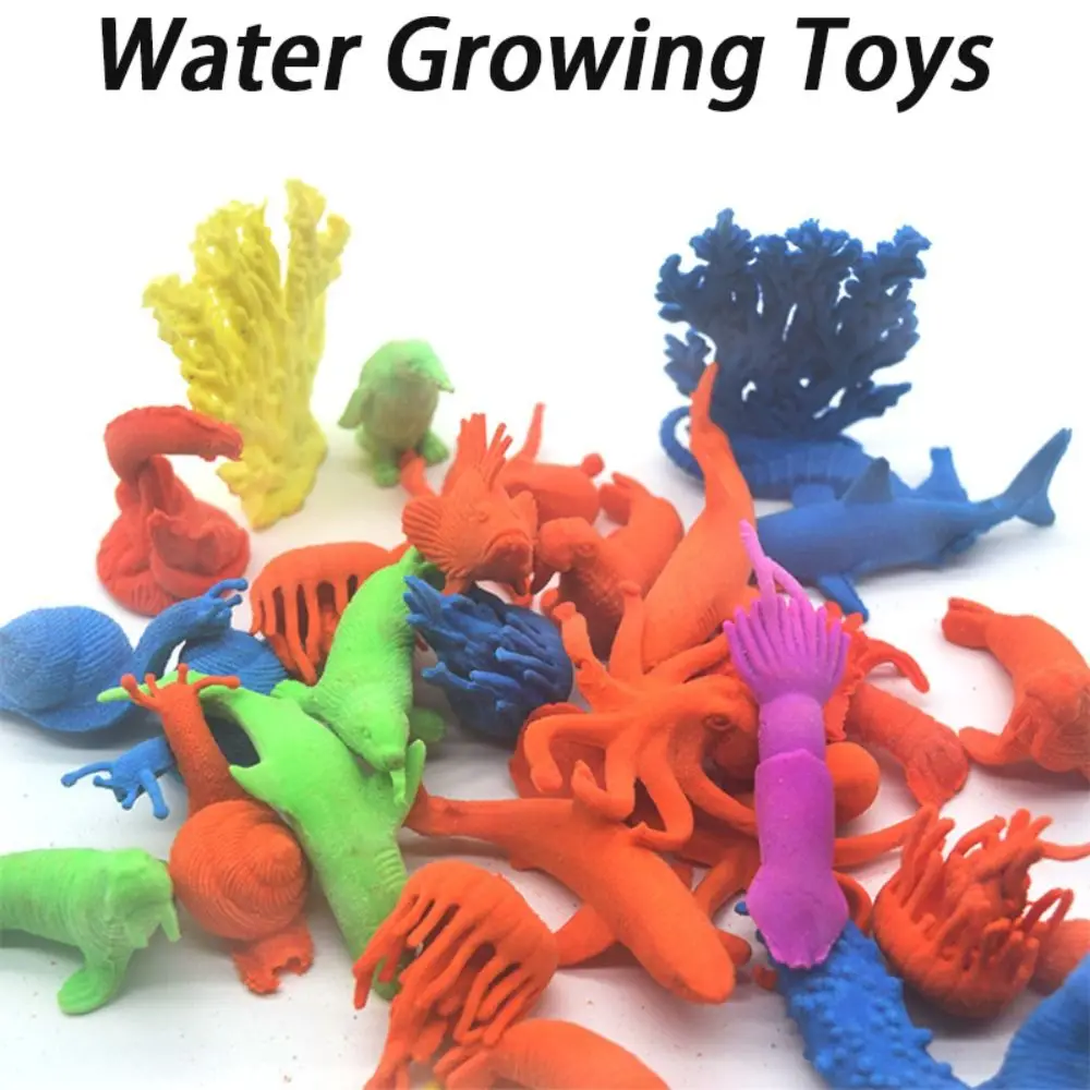

Волшебные игрушки, растущие в воде, креативные животные из океана и леса, милые развивающие игрушки 500 г, динозавр, рыба, отеки, игрушки, украшение для дома