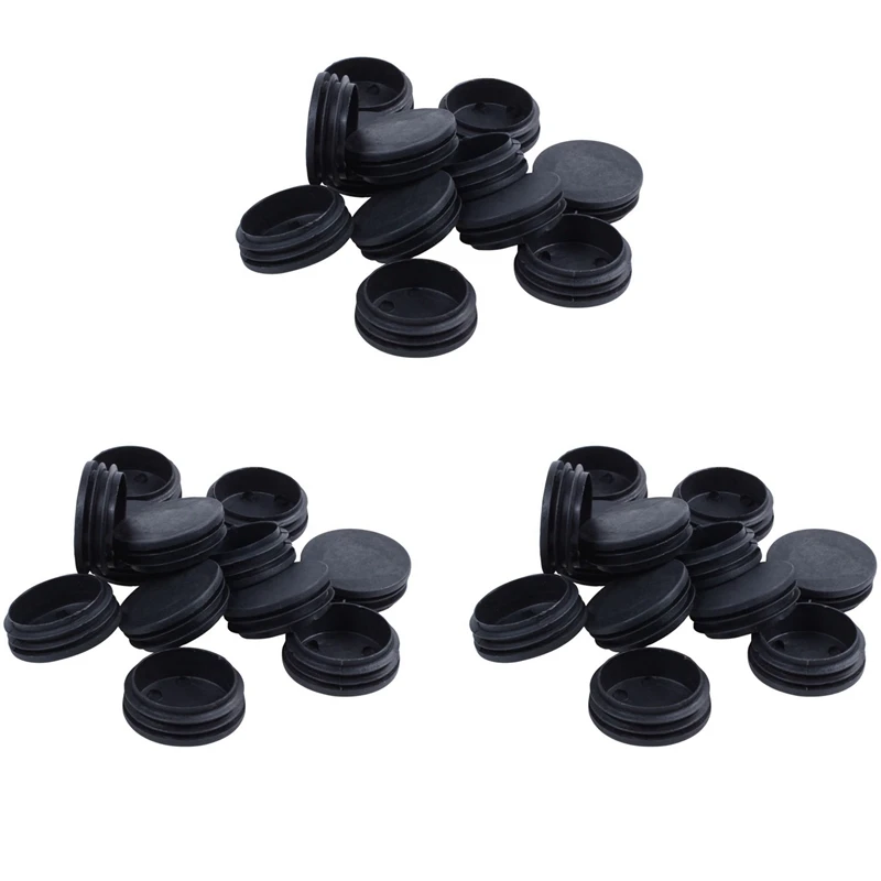 

Blanking End Round Tube Inserts Cap Cover 50Mm Dia Black 36 Pcs