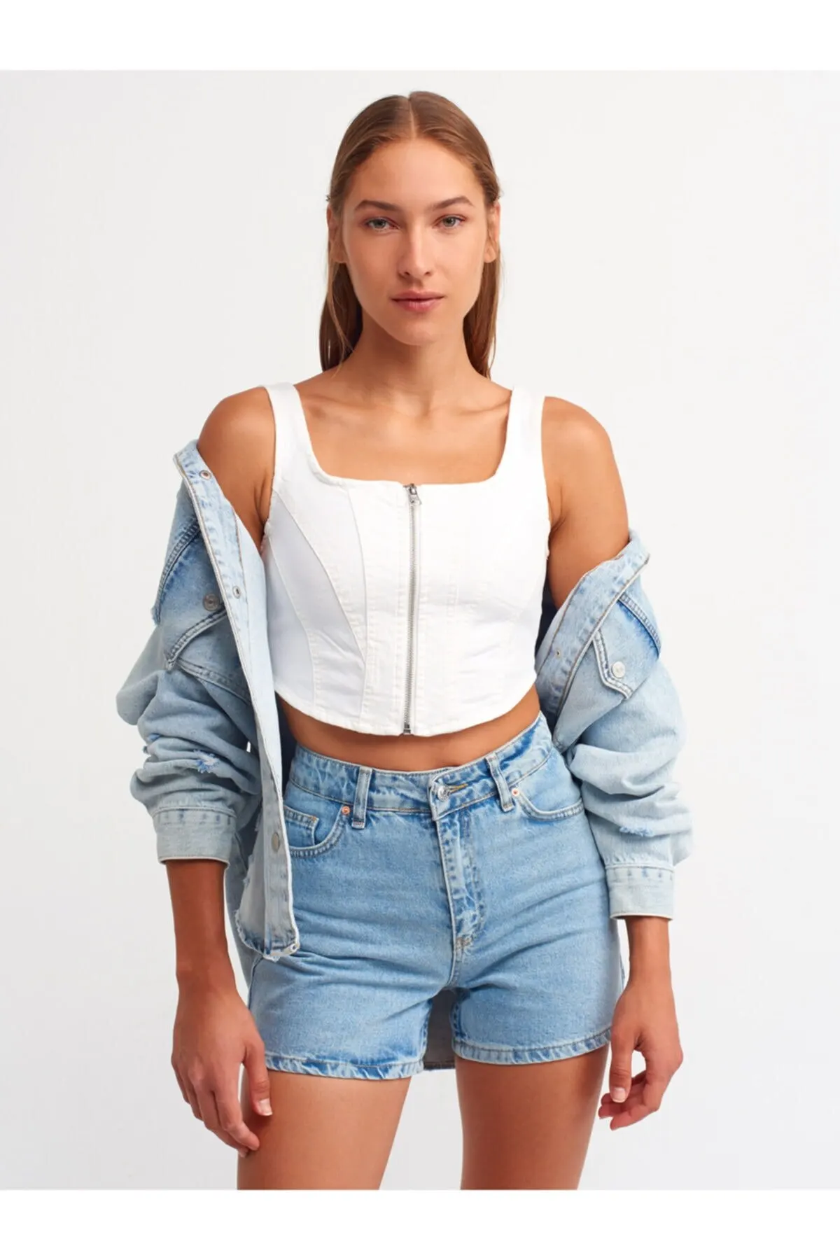 

Женские шорты для снежной стирки, новая летняя модная одежда голубого цвета, бермуды, базовые короткие брюки, мини-брюки, короткие брюки