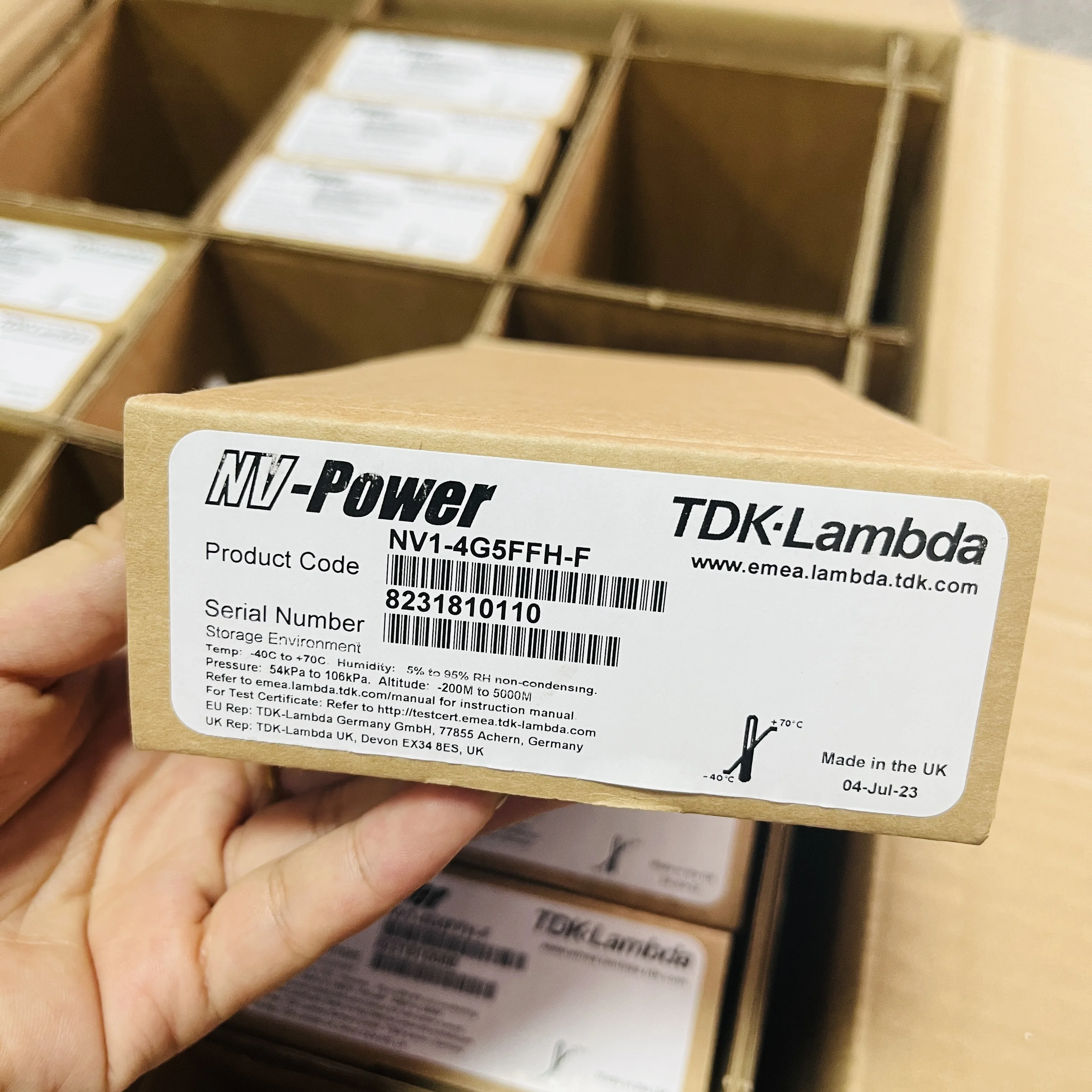 

TDK-lambda NV1-4G5FFH-F блок питания, новый оригинальный