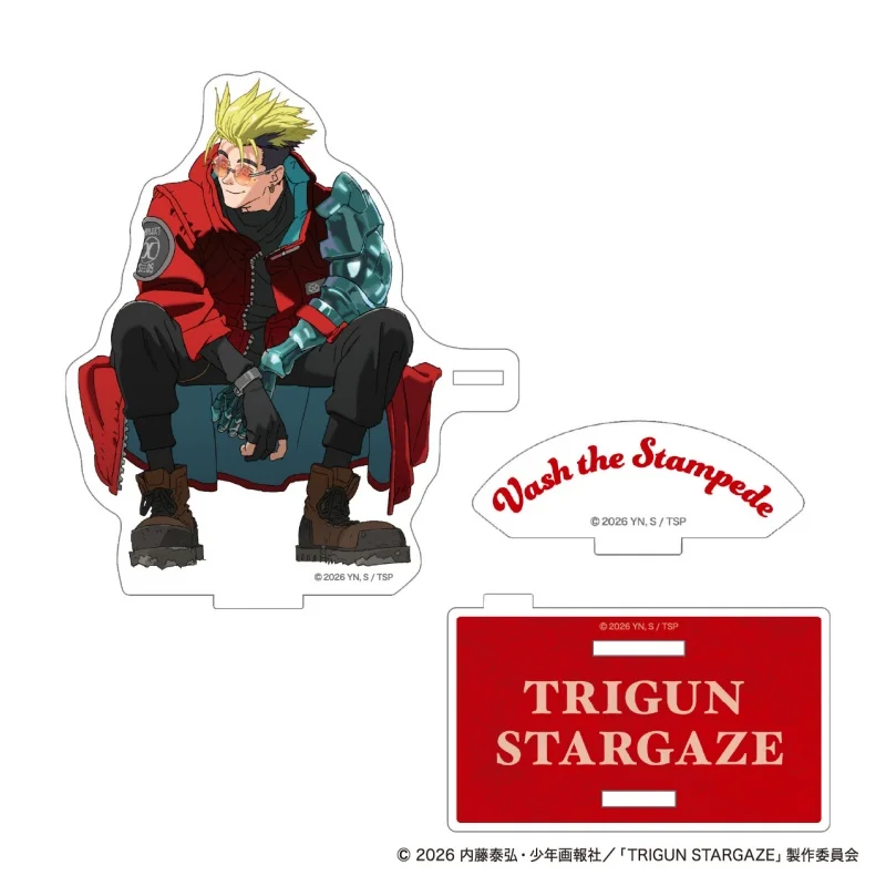 Фото Акриловая подставка-брелок в форме человека по аниме «Trigun Stargaze», 15 см, настольное украшение, подарок для фанатов №3