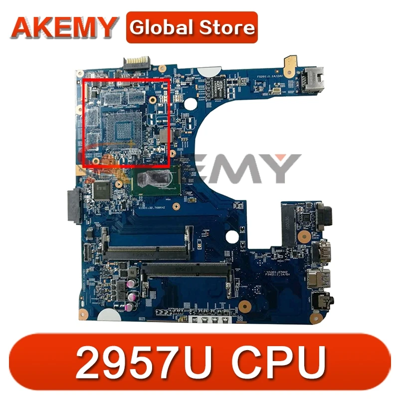 Материнская плата Akemy для ноутбука ACER Aspire E1-472 Celeron 2957U/2955U, материнская плата 12243-3 DDR3