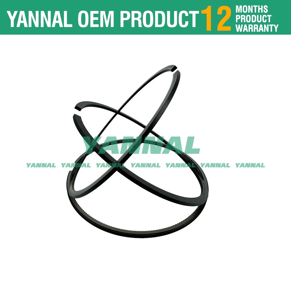 Для Kubota V3300 V3300T комплект поршневых колец 2*2*3 мм для экскаватора Bobcat S250