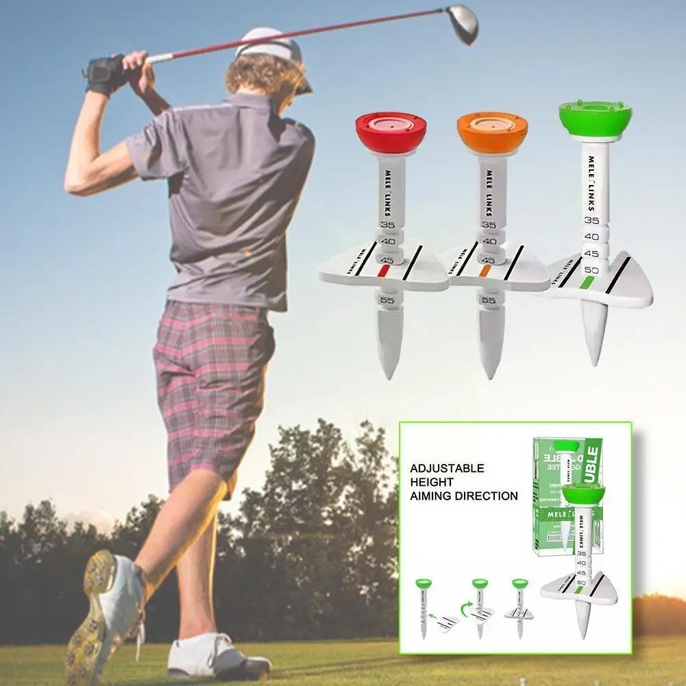 

1pc Multi Color Plastic Golf Tees Durable Rubber Cushion Top Tee Random Sports Outdoor Color Golf Durable Accessories Z3f3