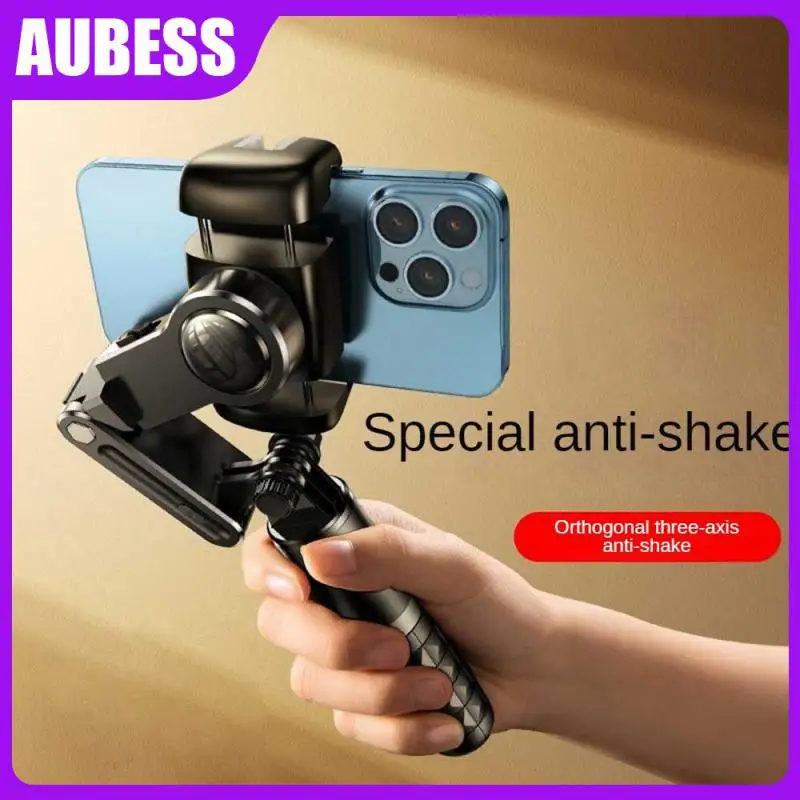 

500mah Selfie Stick Handle Stand Remote Control Mobile Video Anti-shaking Vlog Stabilizer Hand-held Surround Shooting