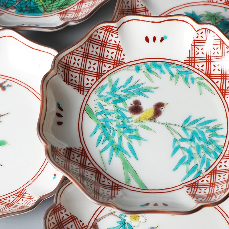 Блюдо в японском стиле маленькая керамическая печь Meishan Dim Sum для дома