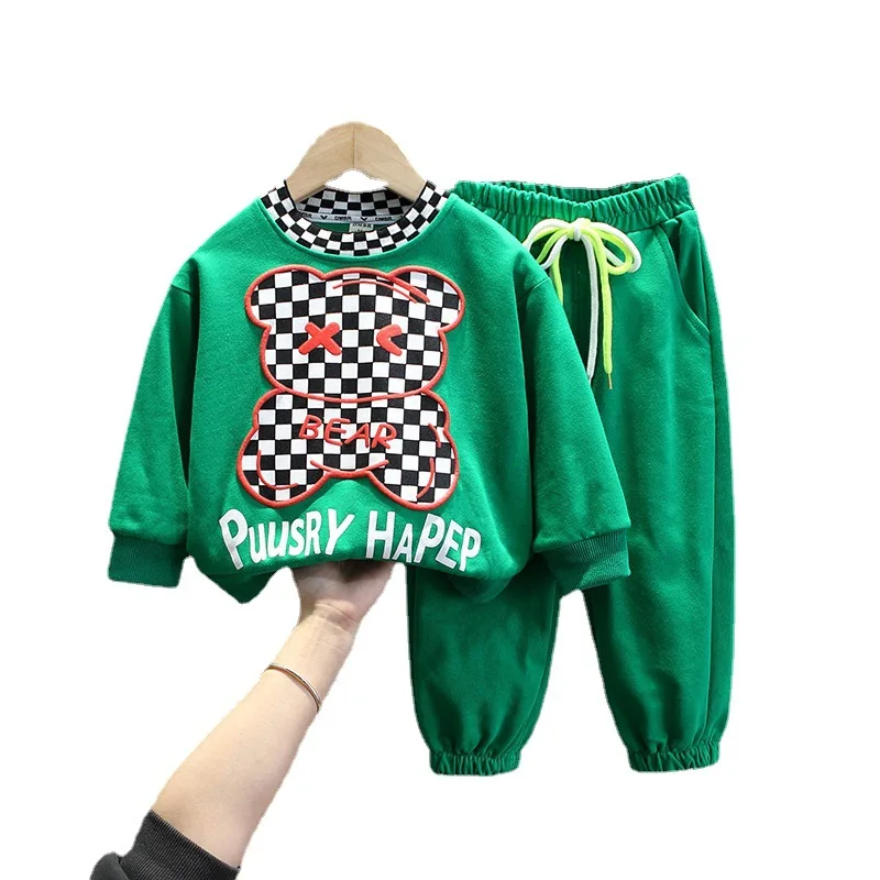

2022 Hot Kid Tracksuit Boy Clothing Set New Casual Long Sleeve Sweater + Pants 2pcs Oufit Children's Sport Suit 2-11Y Girls Sets