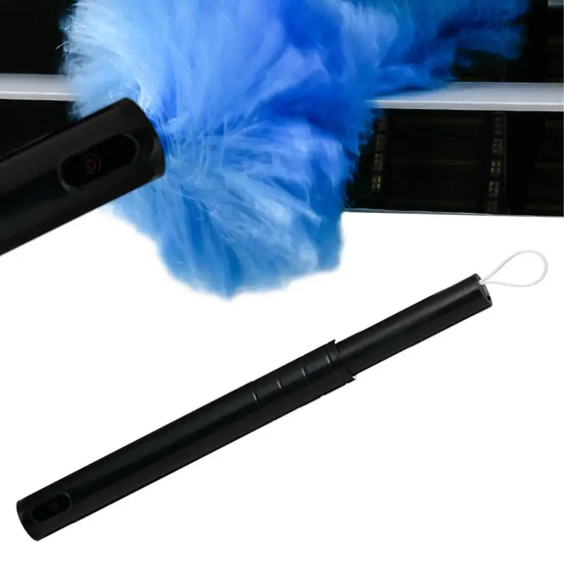 

Electric Feather Cleaning Brush Adjustable 360 Spin Electric Feather Duster Adjustable Electric Dirt Dust Brush Removing Dust In