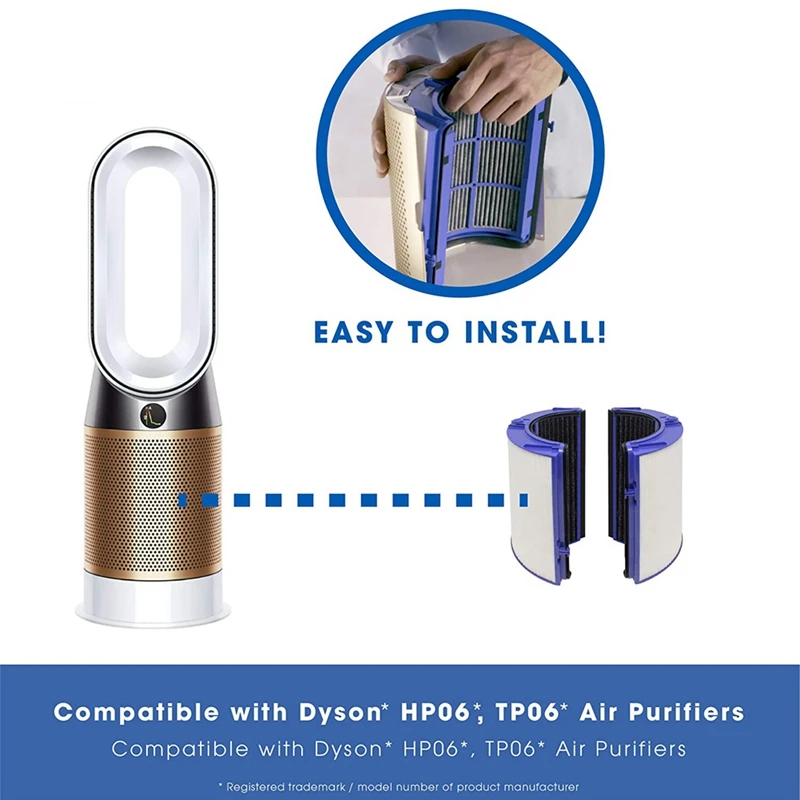 Сменный фильтр очистителя воздуха для Dyson TP04 TP05 HP04 HP05 DP04 чистый