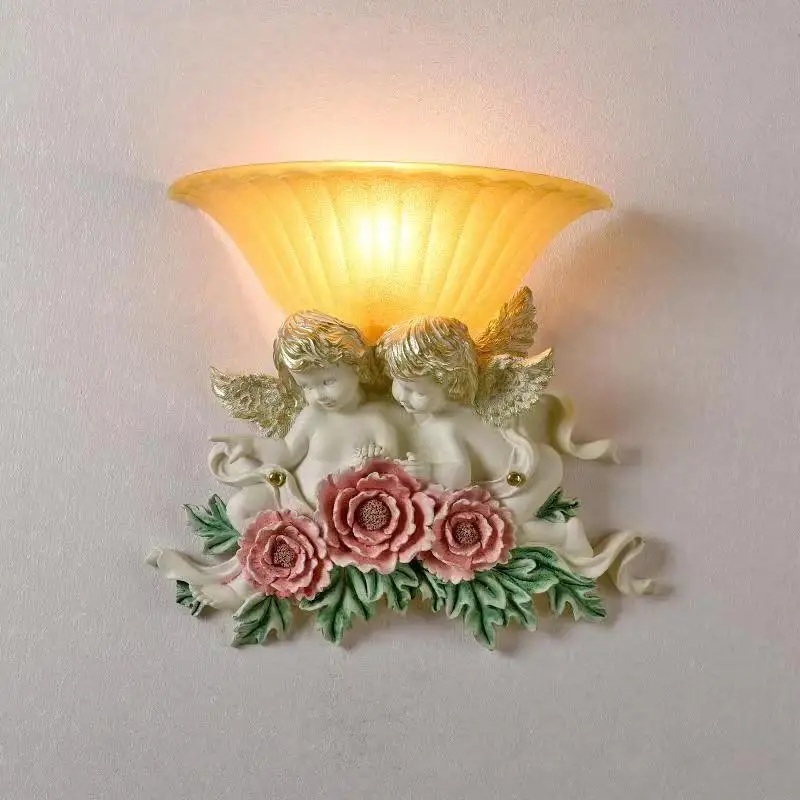TEMOU современные настенные светильники с ангелом винтажные светодиодные
