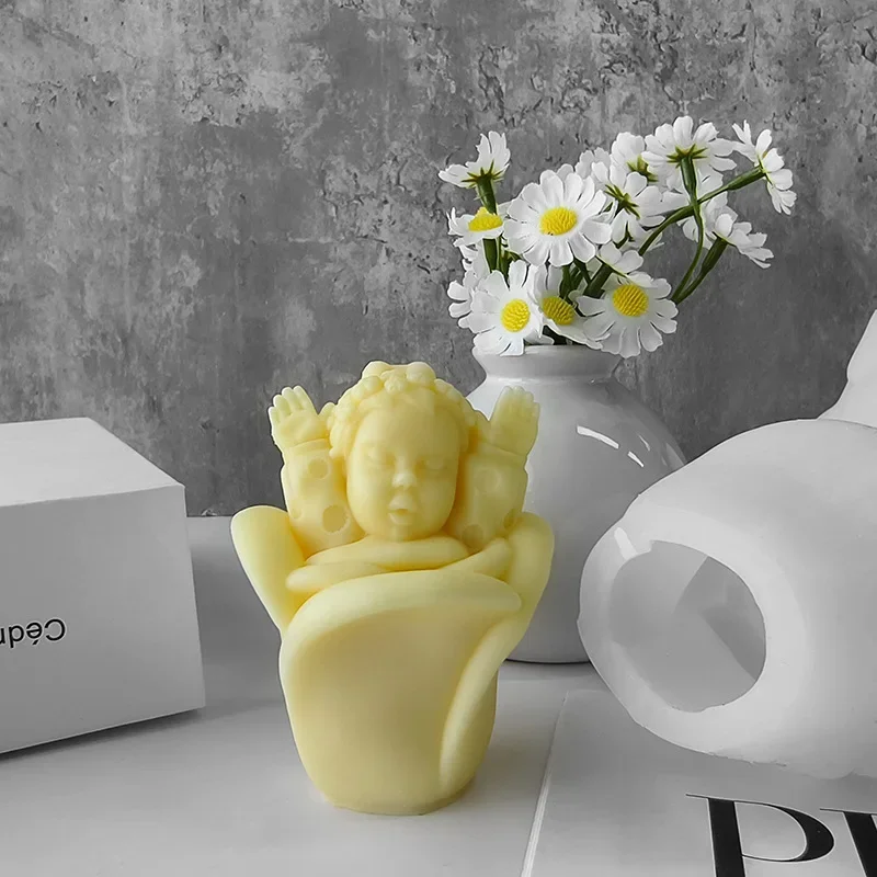 Арома-свеча ручной работы пластырь форма для украшения детского ангела