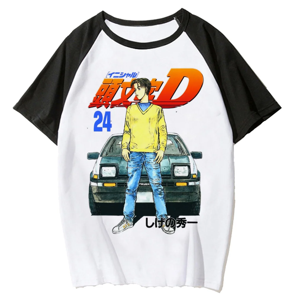 

Футболка Initial d женская с мангой, уличная одежда, смешные футболки для девушек, одежда 1920-х годов