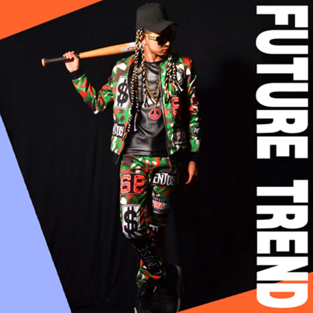 Модное платье в британском стиле для ночного клуба певицы DSDJ с камуфляжным