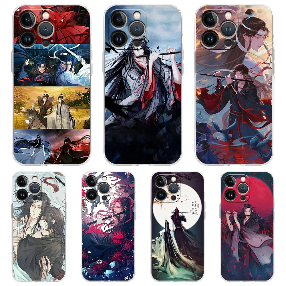 

Anime Mo Dao Zu Shi Case for iPhone 14 13 12 Pro Max Cover Transparent Soft for iPhone 11 Pro Max 7 8 Plus X XS XR SE2020 Shell