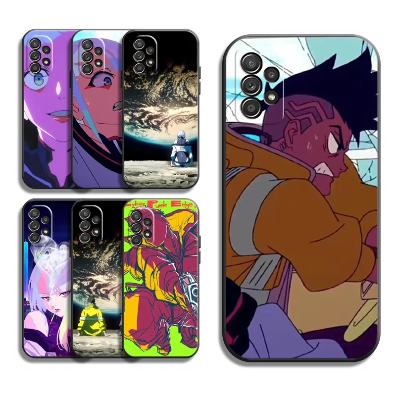

EDGERUNNERS 2077 Phone Cases For Samsung Galaxy A31 A32 A51 A71 A52 A72 4G 5G A11 A21S A20 A22 4G Cases Coque Funda Carcasa