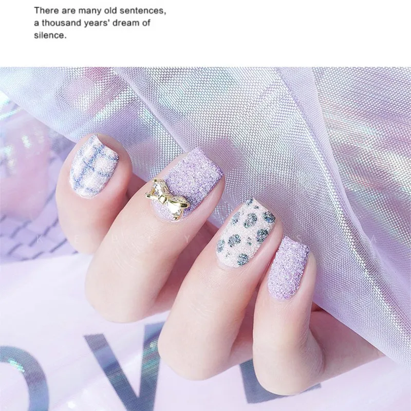 6 шт./лот голографический Блестящий Порошок Для Ногтей Сияющий яркий цвет