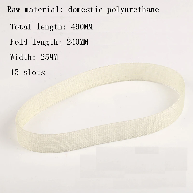 

1Pc Universal Belt for 255 Aluminum Sawing machine MITRE SAW Transmission Triangle Polyurethane Rubber Belt