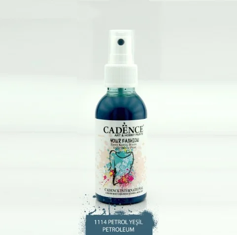 Краска для ткани с масляным зеленым спреем (1114) - 100 мл |