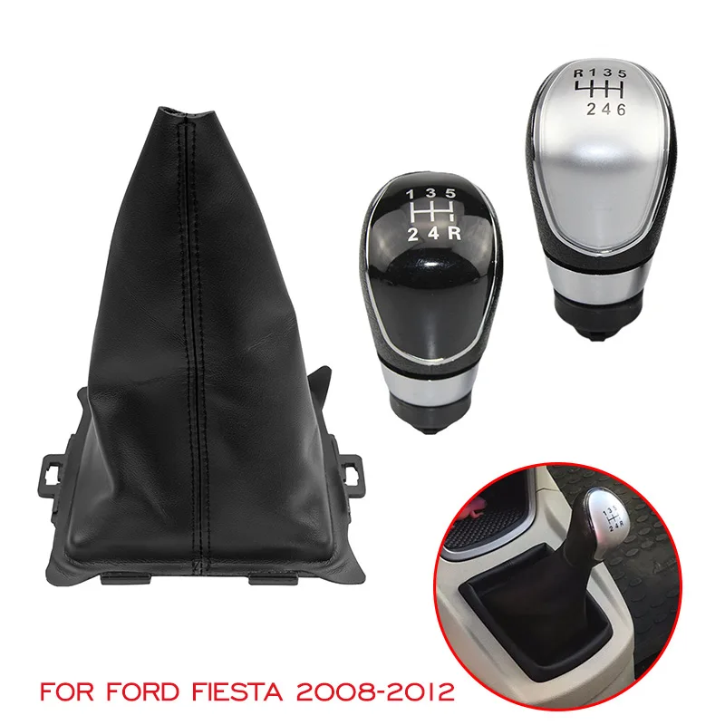 5/6-скоростная ручка переключения передач рычаг чехол для Ford Fiesta 2008 2009 2010 2011 2012