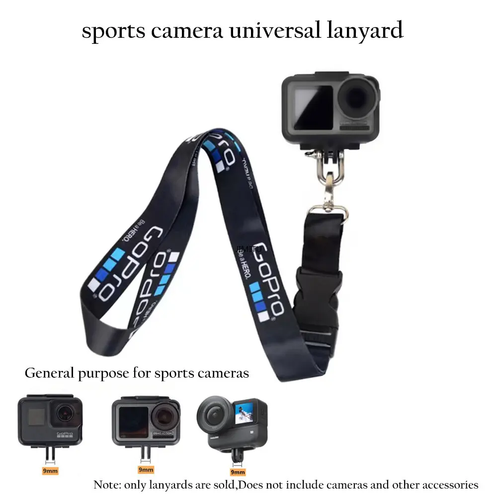 

1/2PCS Detachable Lanyard Anti-lost Neck Strap For GoPro Hero 10 9 8 7 SJCAM EKEN Camera Quick Release Buckle Go Pro Accessories