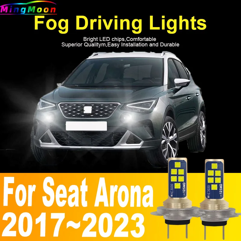 2 шт. Автомобильные светодиодные лампы H7 12 В 55 Вт 2017 ~ 2023