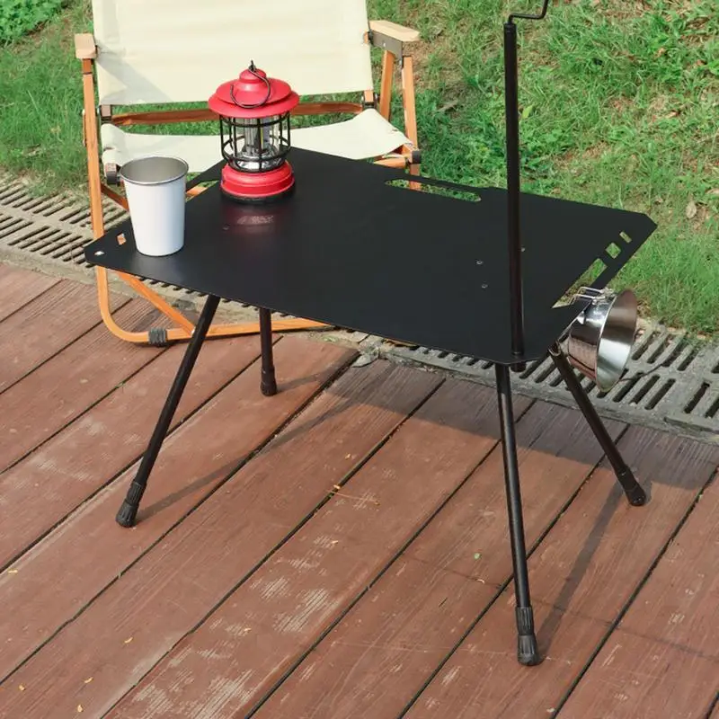 

Подъемный стол для кемпинга на открытом воздухе, легкий стол для барбекю из алюминиевого сплава, портативный складной стол, стол для пикника, садовый стол