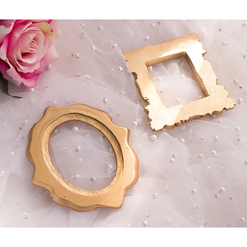 Рельефная фоторамка в стиле ретро декоративная из смолы роскошном реквизит для