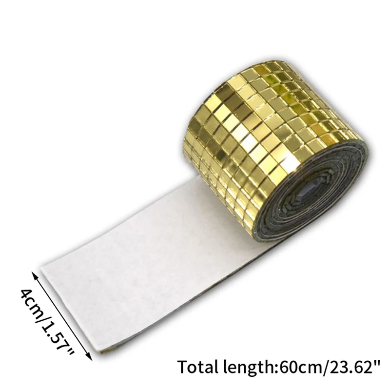 

Зеркальные наклейки для стен JETTING 4x100 см