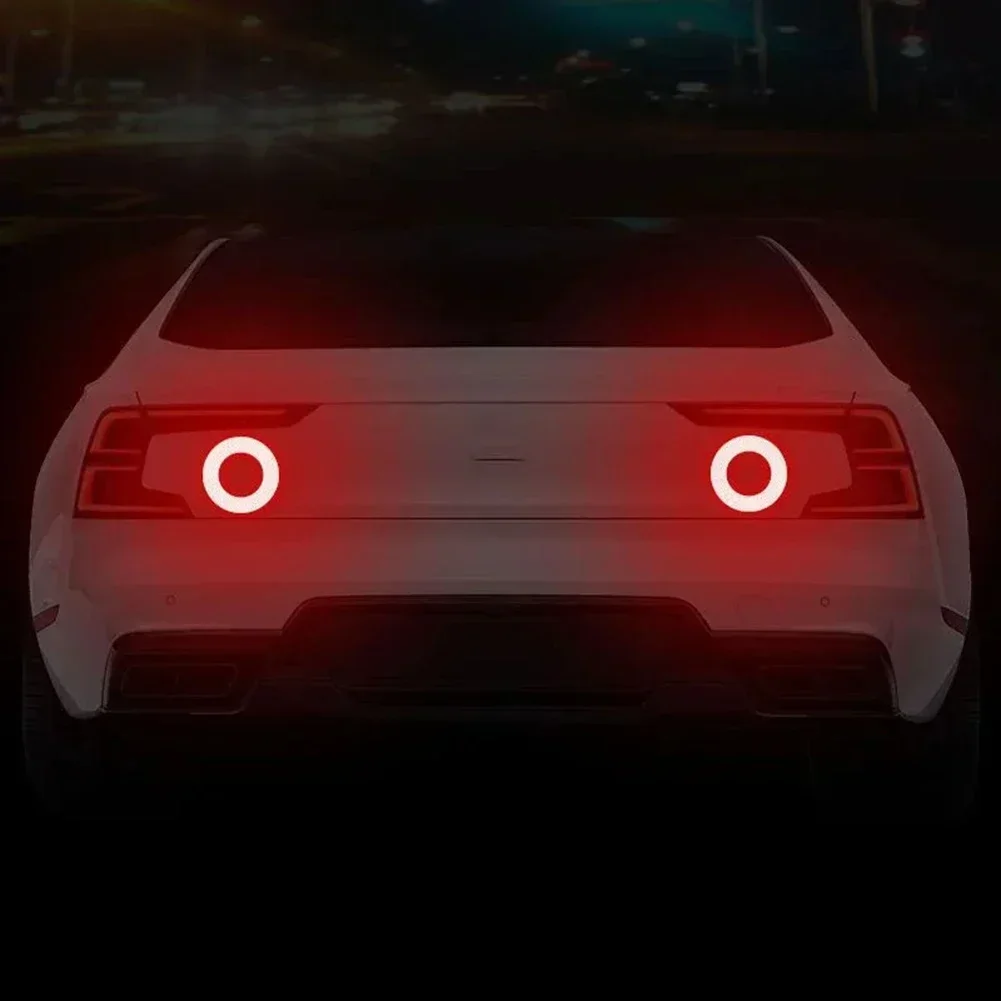 2 шт. светоотражающая наклейка для автомобиля на задний бампер защитная против