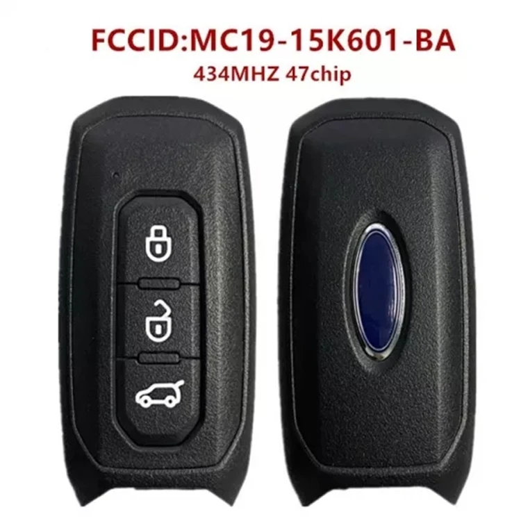 

OEM 3 кнопочный Автомобильный ключ для Ford MC19-15K601-BA 434MHZ 47 chip
