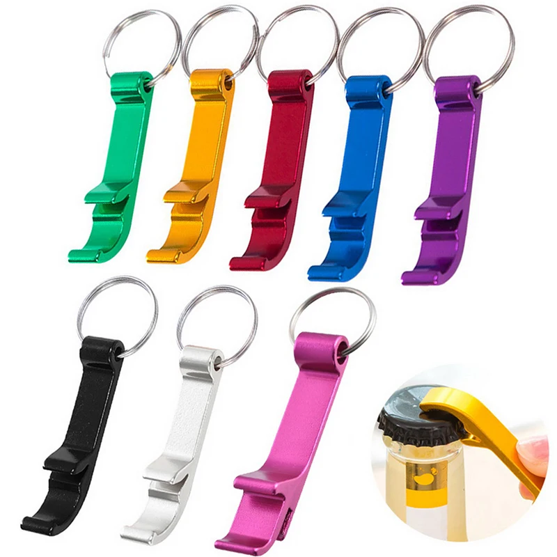 Купи 4 In 1 Pocket Aluminum Beer Bottle Opener Can Color Aluminium Portable Can Opener Key Chain Ring Tiger Can Opener за 40 рублей в магазине AliExpress