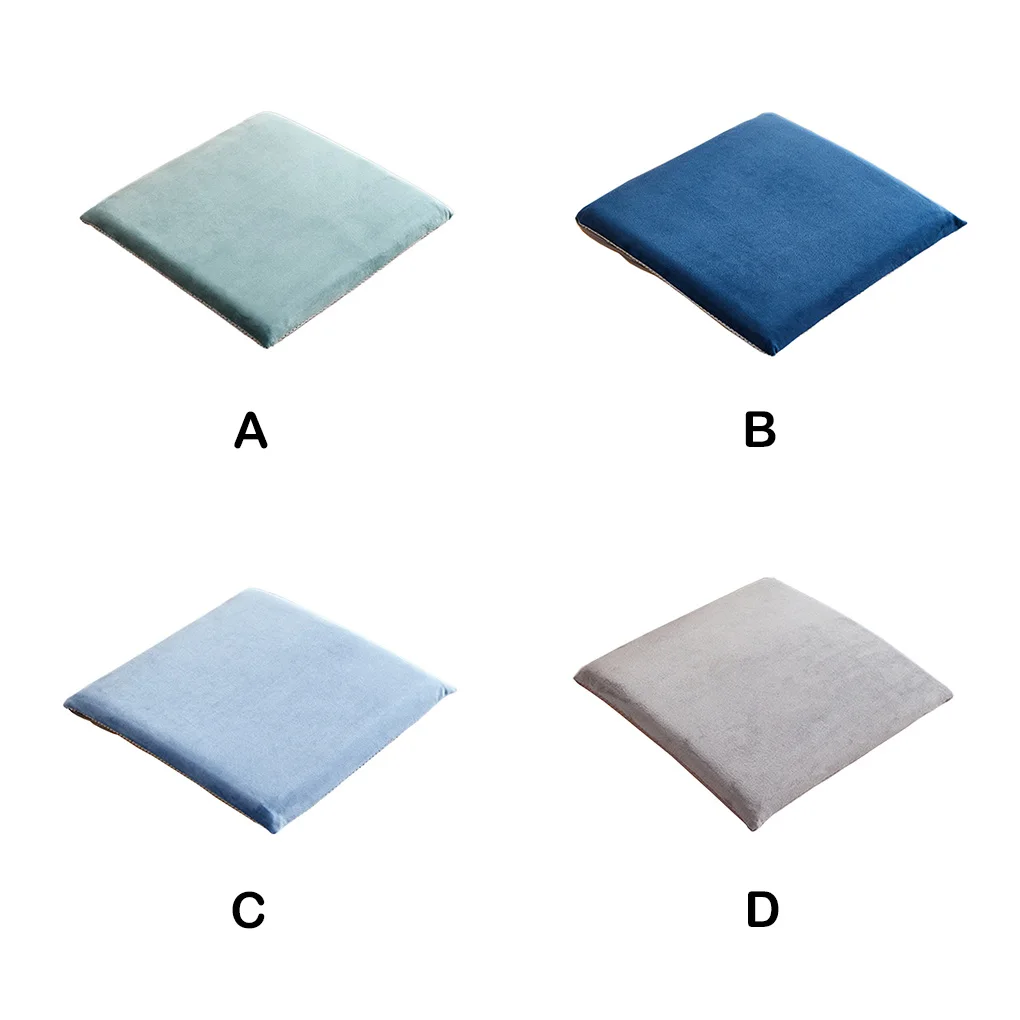 Cushion Stool Backrest Pillow Memory Foams School Office Pad Solid Color Leaning Buttocks Mat Green