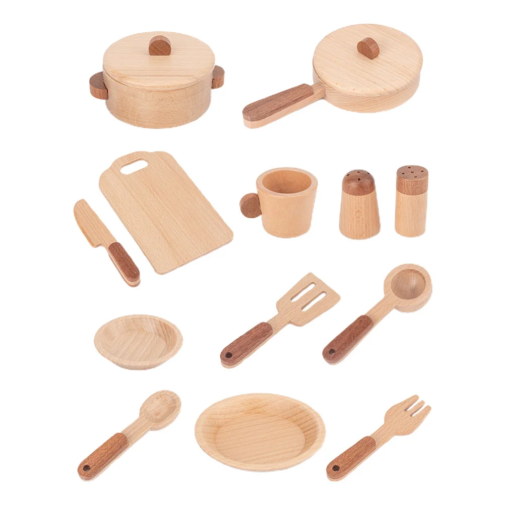 

Cooking Playset Cookware Set Kids Cutlery Kitchen Baby Imitation Simulation Gift Learning Early Development Preschool