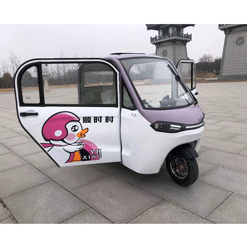 Новый полностью закрытый Электрический трехколесный велосипед Old Man Lejia с навес