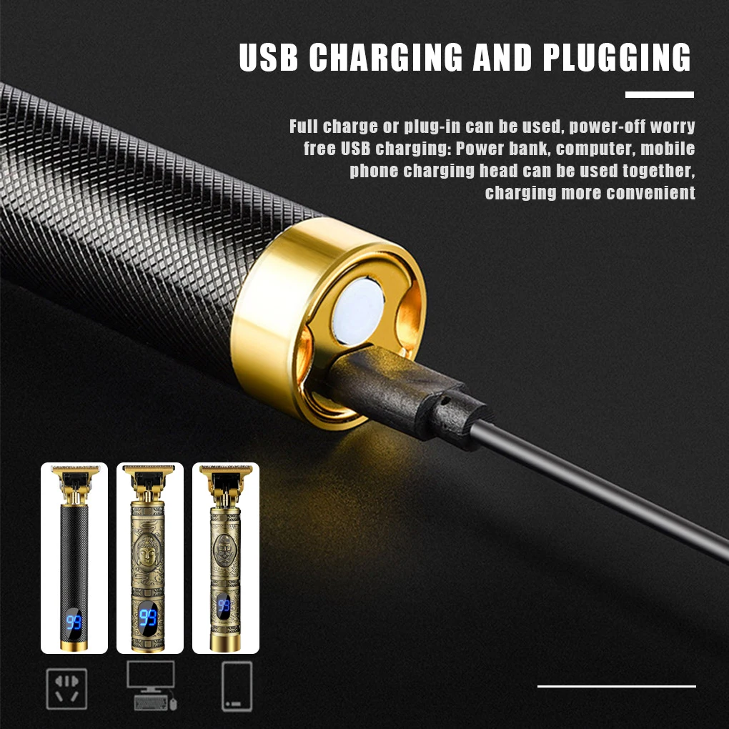 

USB Electric Hair Cutting Machine Rechargeable New Hair Clipper Man Shaver Trimmer For Men Barber Professional Beard Trimmer