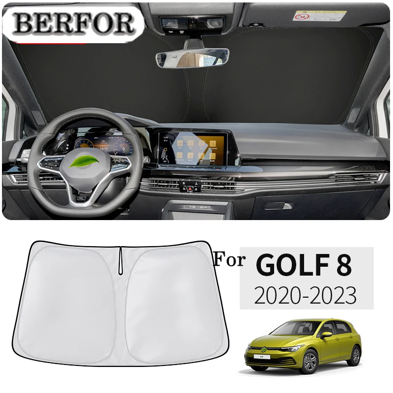 Солнцезащитный козырек на лобовое стекло для Volkswagen VW Golf 8 MK8 2019-2022