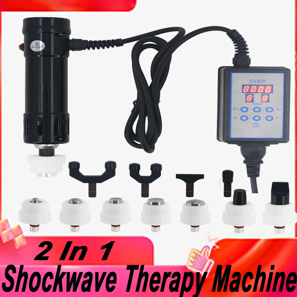 

ED Treatment Shockwave Therapy Machine Physiotherapy Body Relief Muscle Pain Massage Extracorporeal Shock Wave Cure Massager