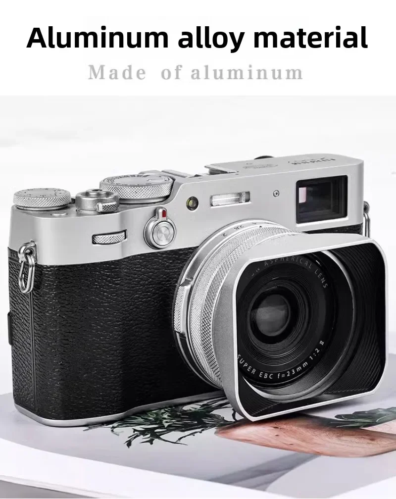 Металлическая бленда для Fuji X100VI X100V X100F X100T X100S