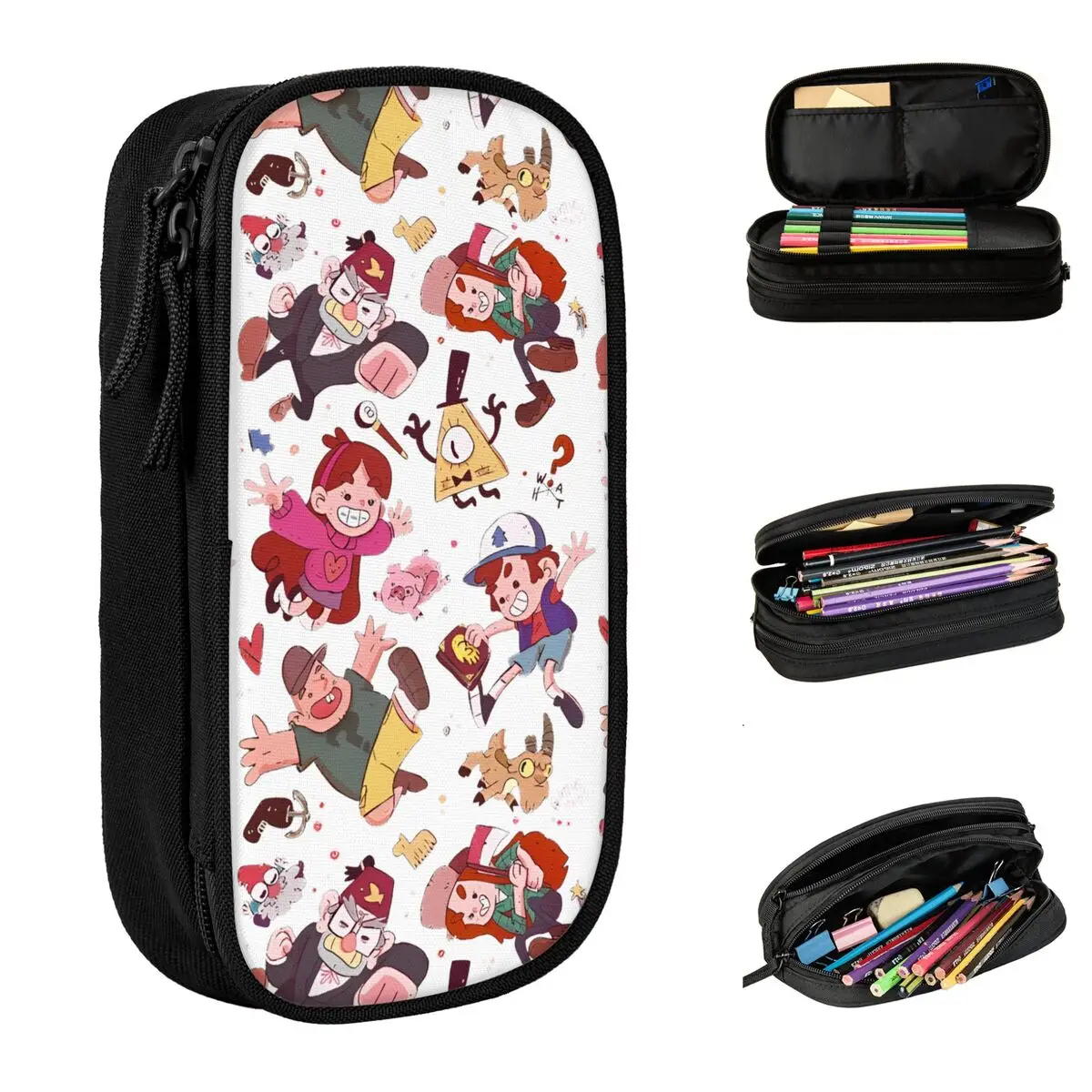 Гравити Фолз Билл Шифр Каракули пенал мультфильм Дяпер сосна ручка студенческая