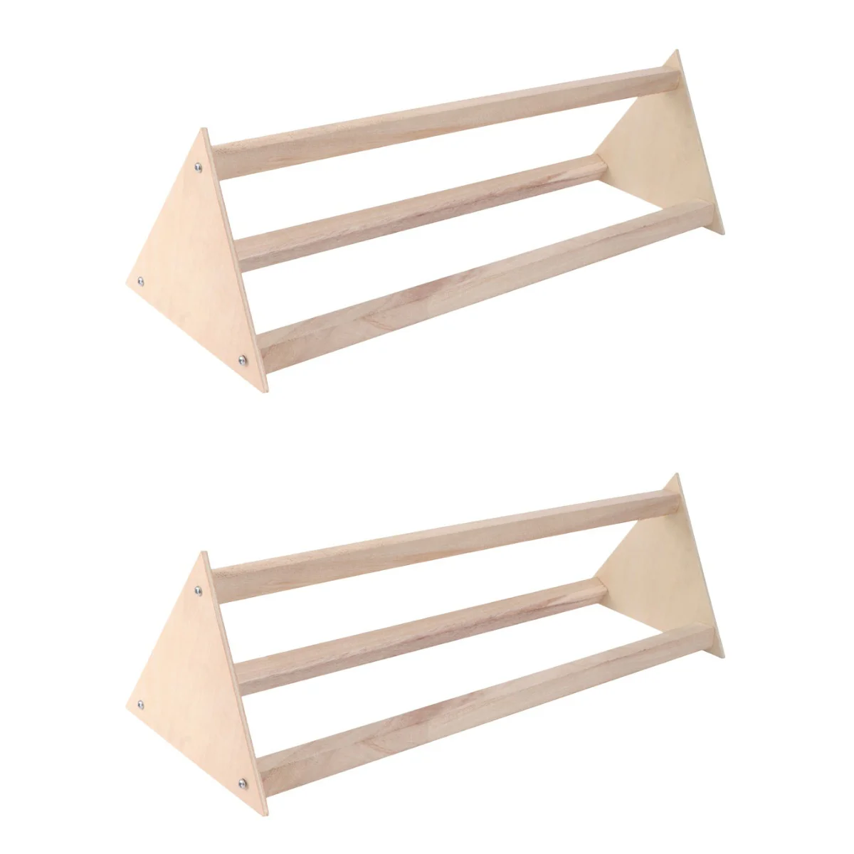 

2 PCS Outdoor Toys Parrot Standing Wooden Stick Chicken Perch Tree Bird Rod Hen Home Rack Training