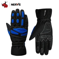 nerve windproof anti drop motorcycle gloves water proof motocross cycling protective gloves warm touch screen gloves