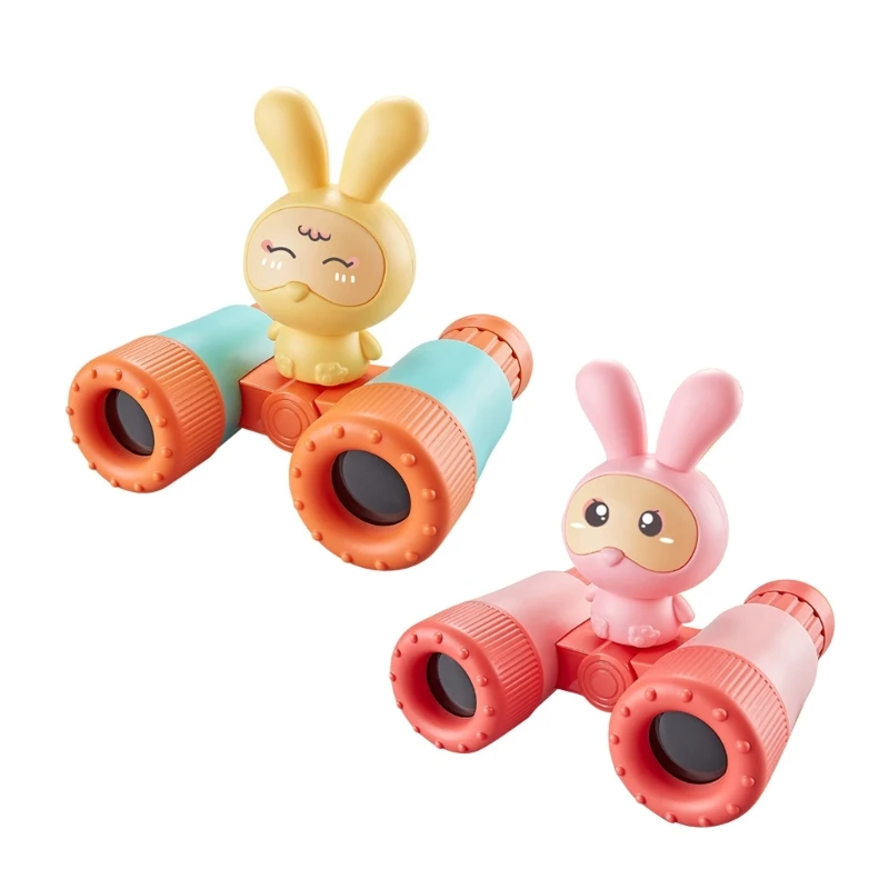 

Cartoon Binoculars Toy Magnifying Glass Portble Monocular Kids Outdoor Early Educational Science Toy Child Birthday Gift Adventu