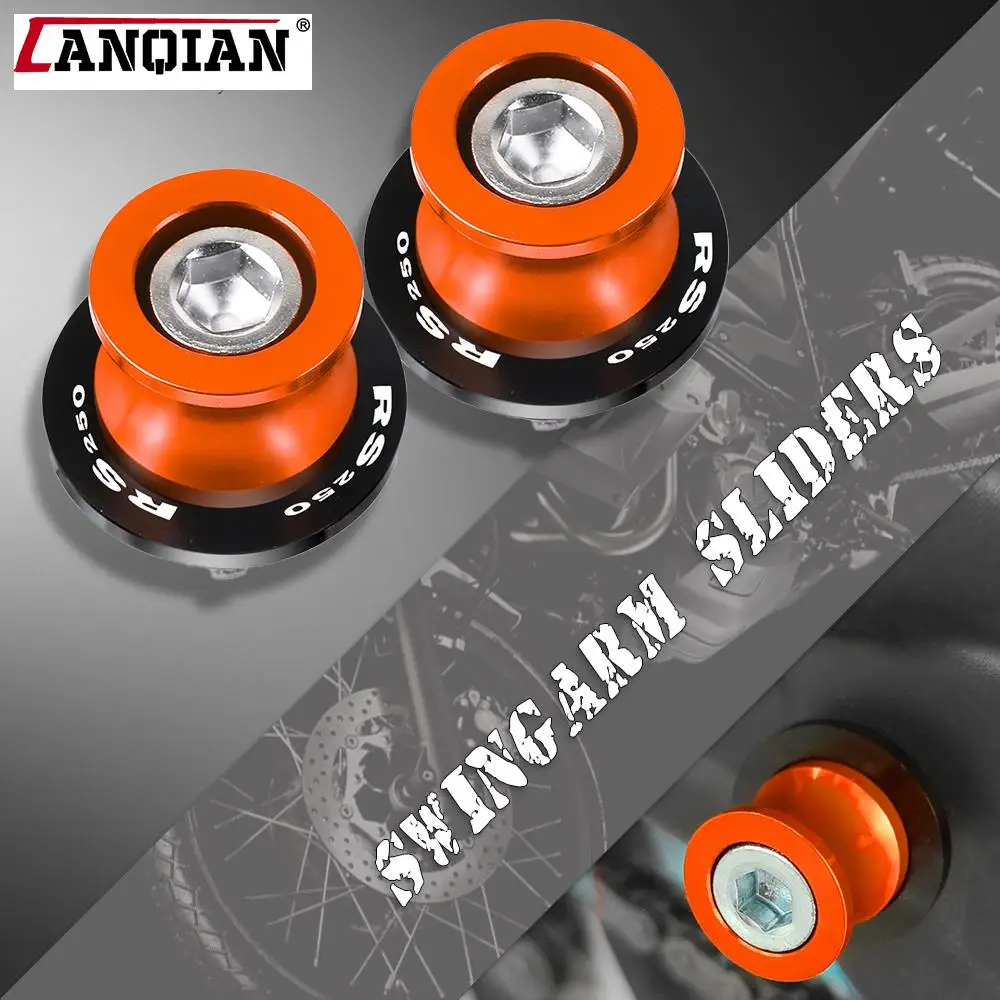 

6 мм аксессуары для мотоциклов, Катушки алюминиевого маятника, винты-Слайдеры для APRILIA RS250 RS 250 1998 1999 2000 2001 2002 2003