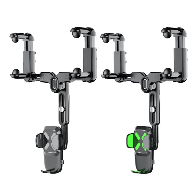 

Новый держатель для телефона с зеркалом заднего вида на 360 °, универсальный выдвижной кронштейн для автомобиля