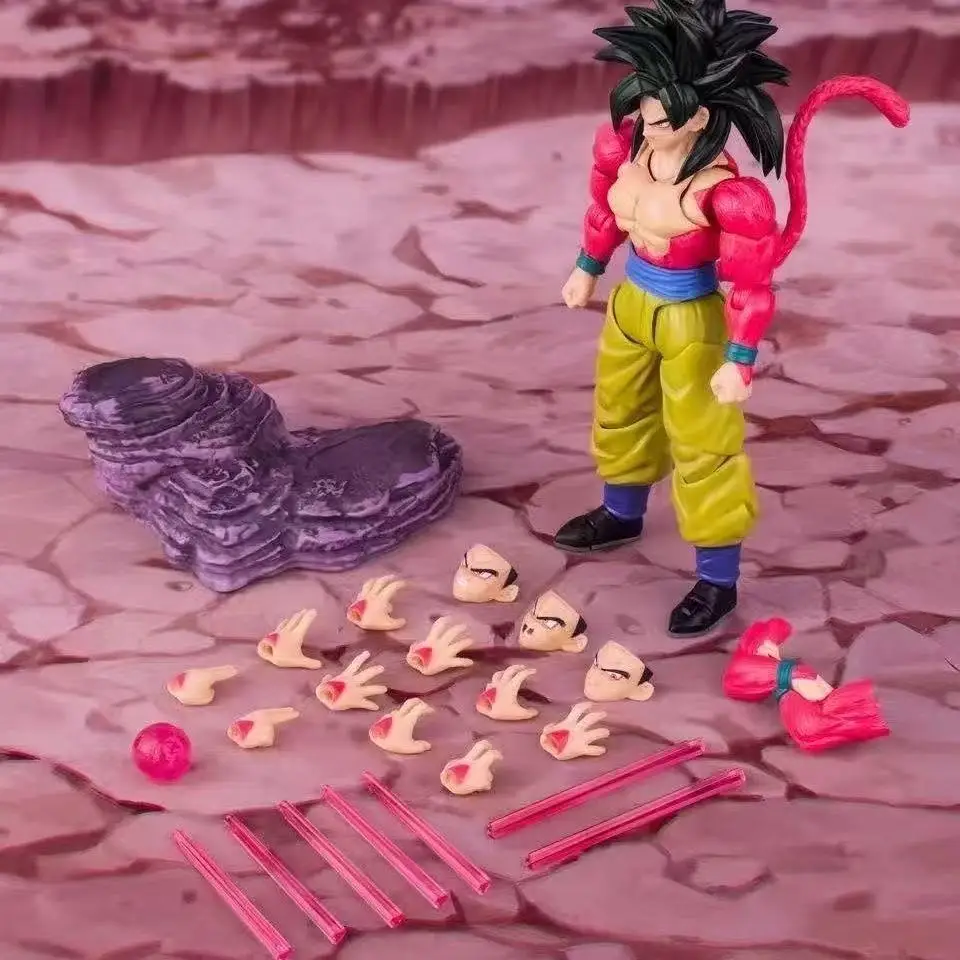 Фото Demoniacal Fit Untame Power Unleash Nature SSJ4 Гоку 1/12 Подвижная фигурка Драгонболл Коллекционная игрушка В наличии №1