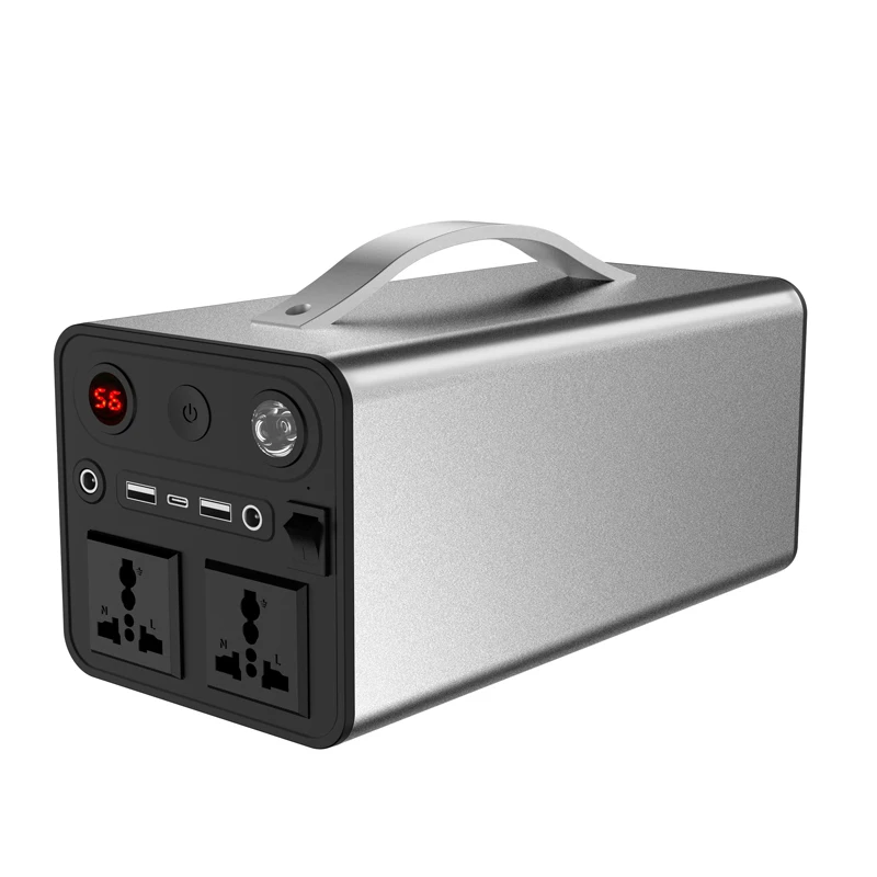 

300W AC DC Portable Power Station Powerbank Battery pack With AC Outlet /QC 3.0/Type-C/LED Light/DC 12V for CPAP Outdoor Camping