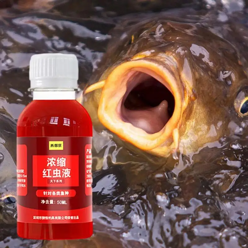 

Fish Bait Additive 100ml Concentrated Red Worm Liquid High Concentration FishBait Attractant Tackle Food For Trout Cod Carp Bass