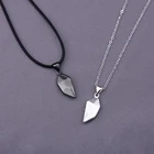 Простое Ожерелье в форме сердца из нержавеющей стали, высококачественное изысканное женское ожерелье, свадебная парная бижутерия, подвеска для невесты